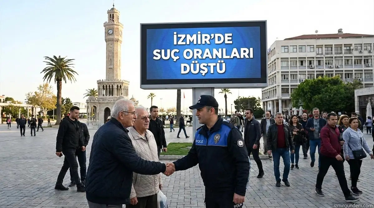 İzmir'de Suç Oranları Düştü
