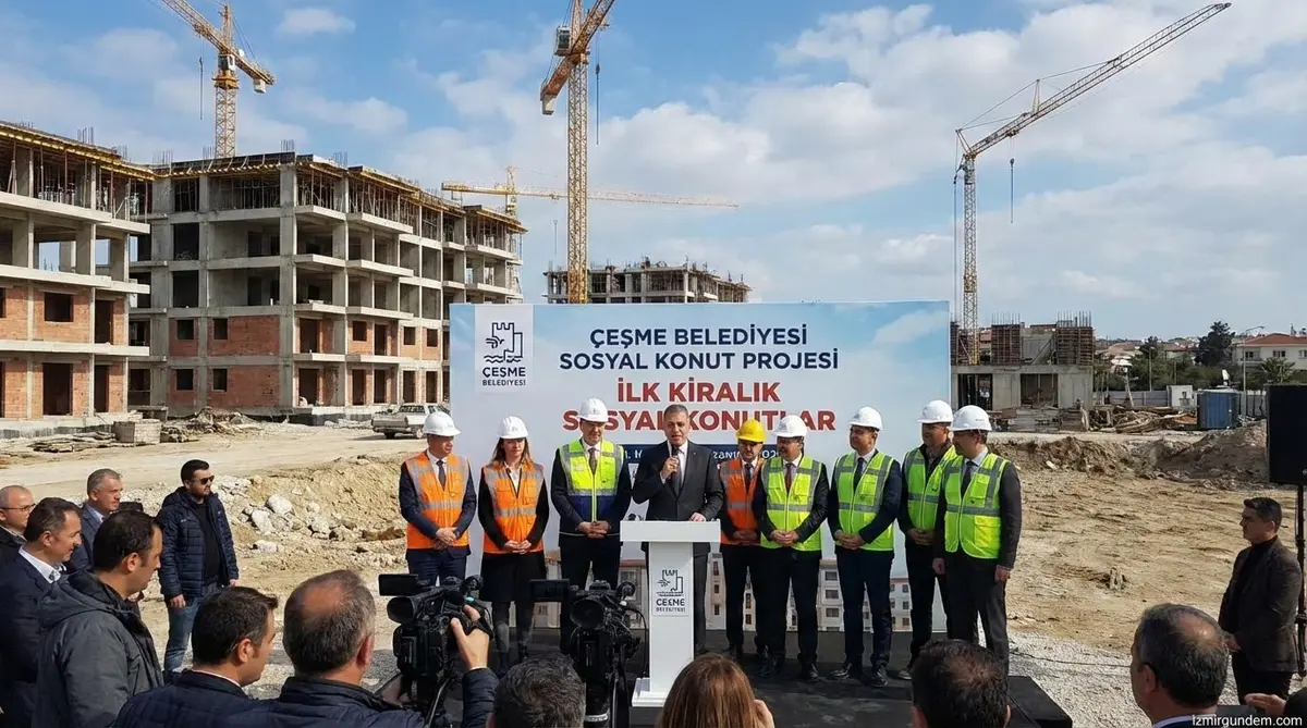 Çeşme'de İlk Kiralık Sosyal Konut Projesi