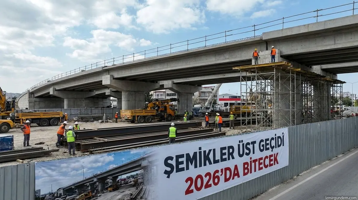 Şemikler Üst Geçidi 2026'da Bitecek