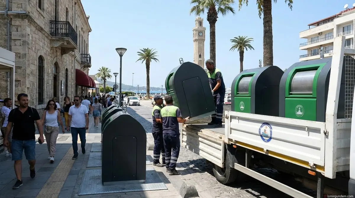 İzmir'e Yeni Çöp Kovaları Geliyor