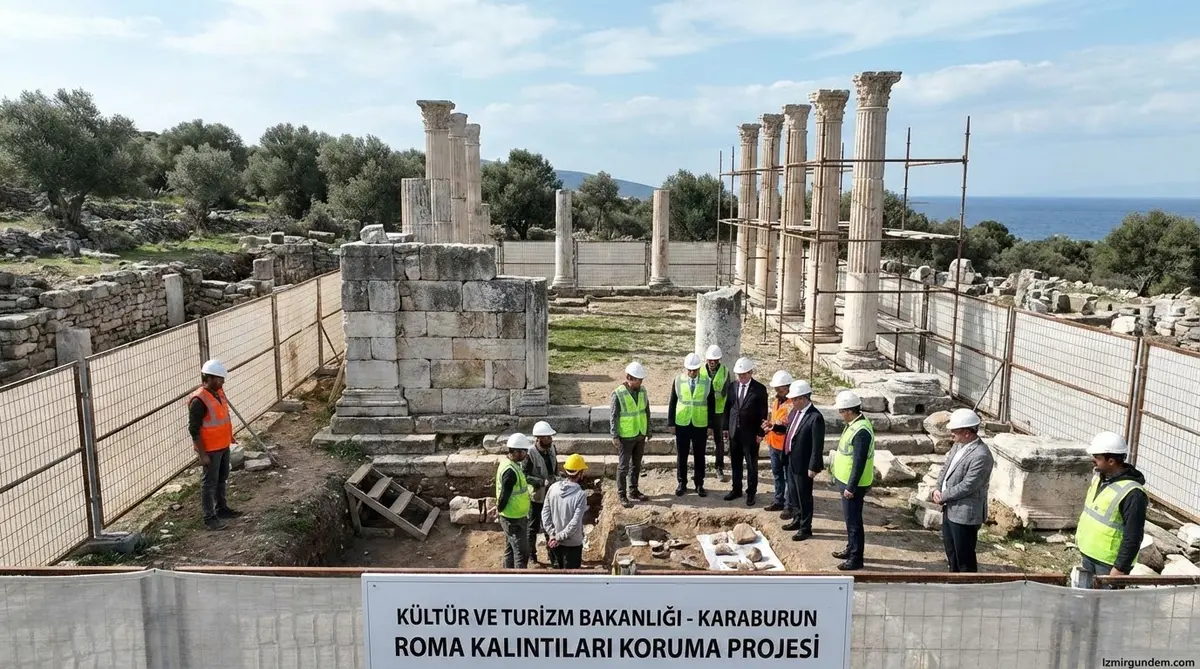 Karaburun'da Roma Kalıntıları Koruma Altında