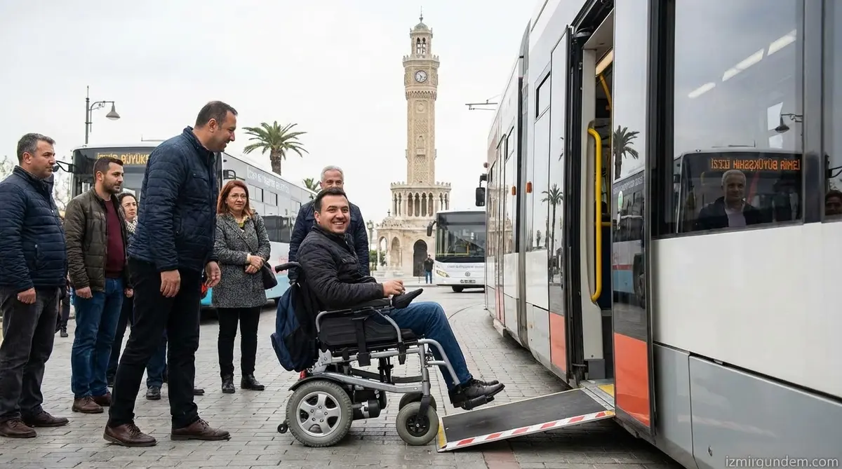 İzmir'de Engellilere Ulaşım Kolaylığı
