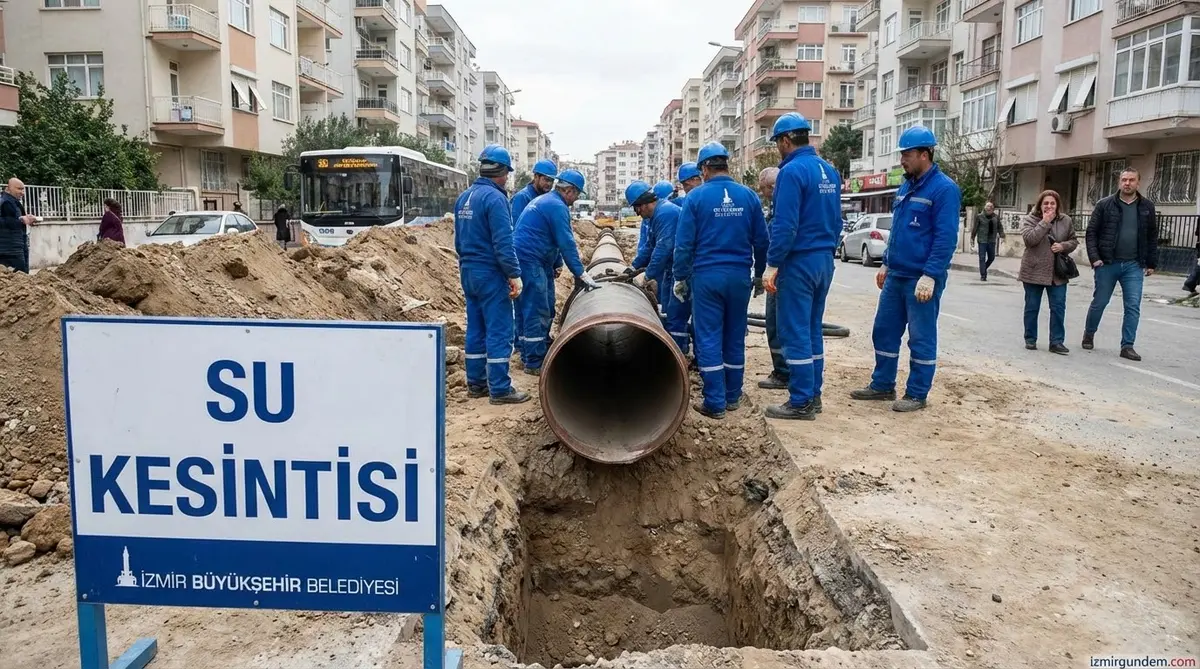 İzmir'de Su Kesintisi Alarmı! (19 Ocak)