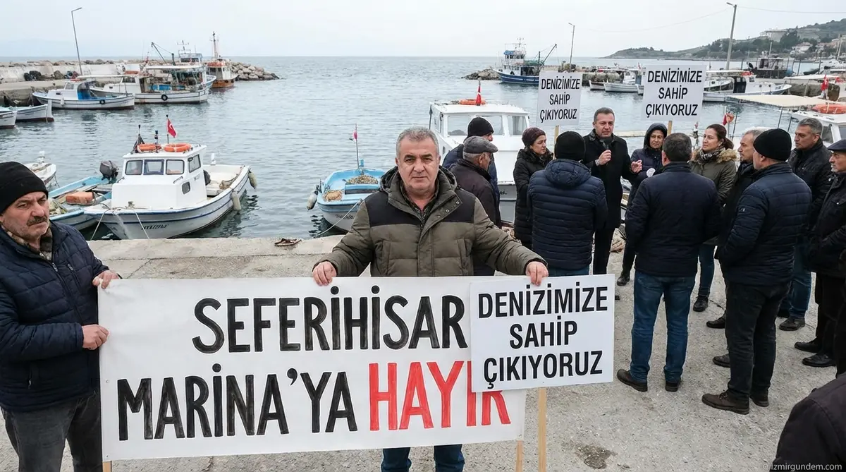 Seferihisar'dan Marina Projesine Tepki