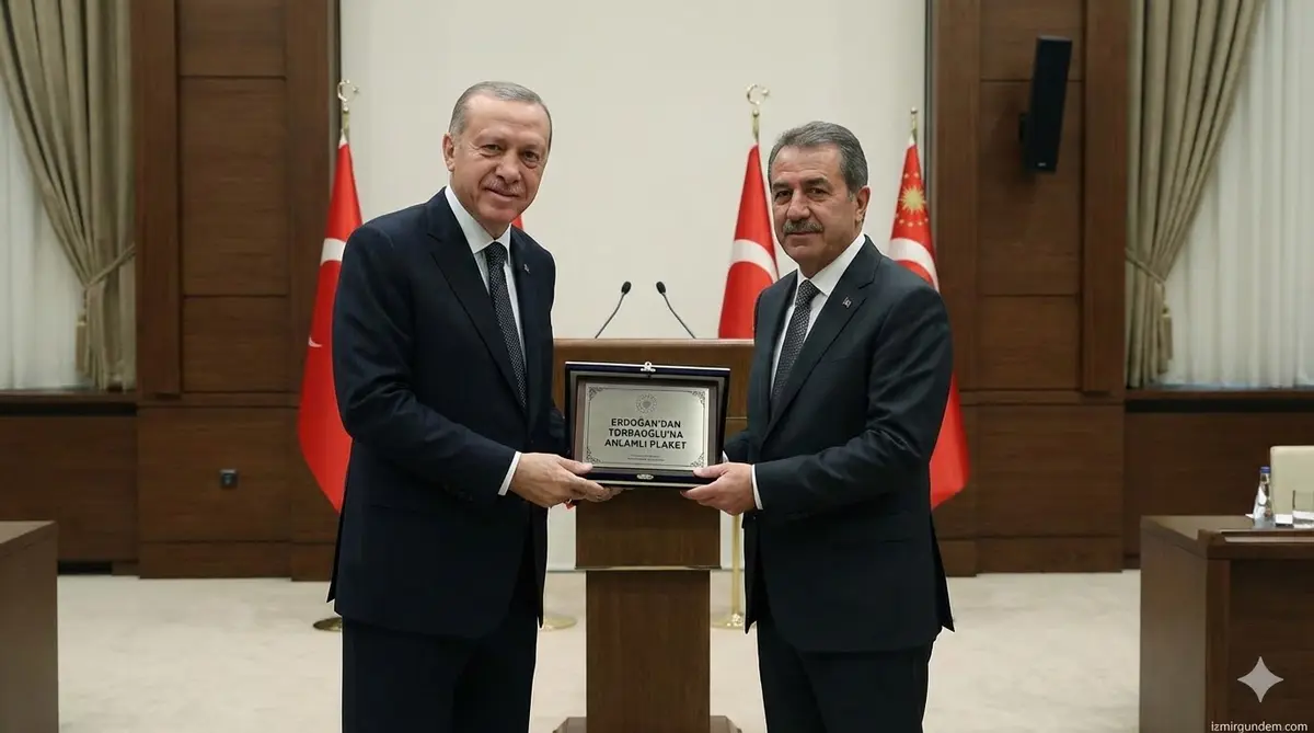Erdoğan'dan Torbaoğlu'na Anlamlı Plaket