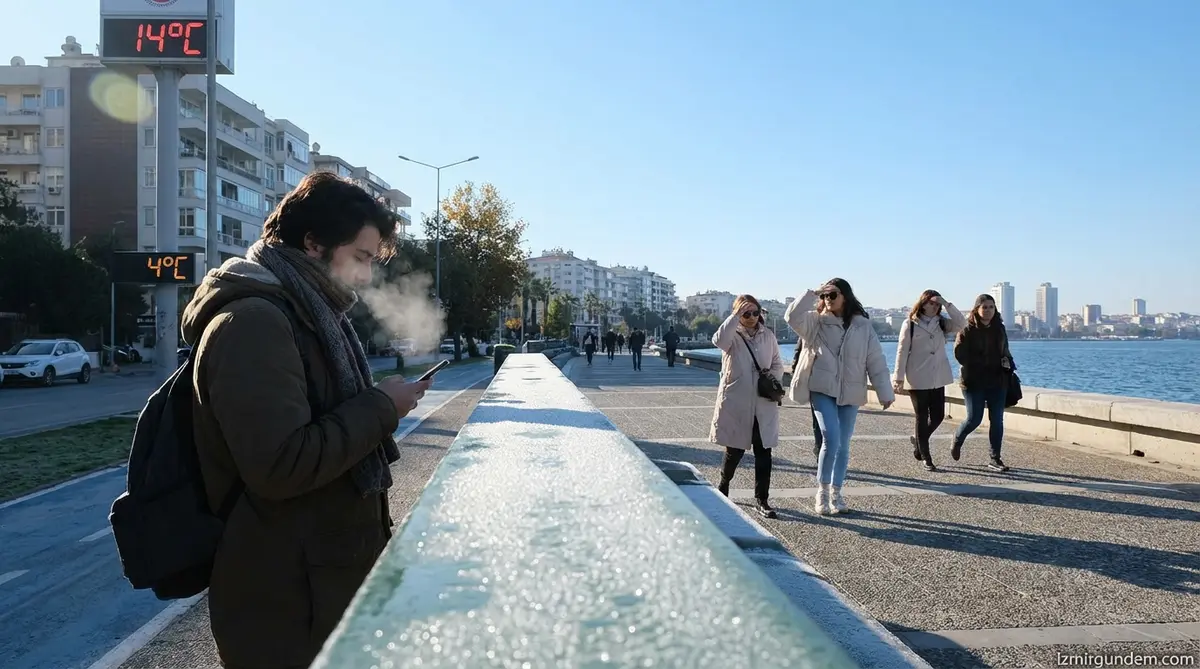İzmir'de Hava Durumu: Gece Ayaz, Gündüz Güneş
