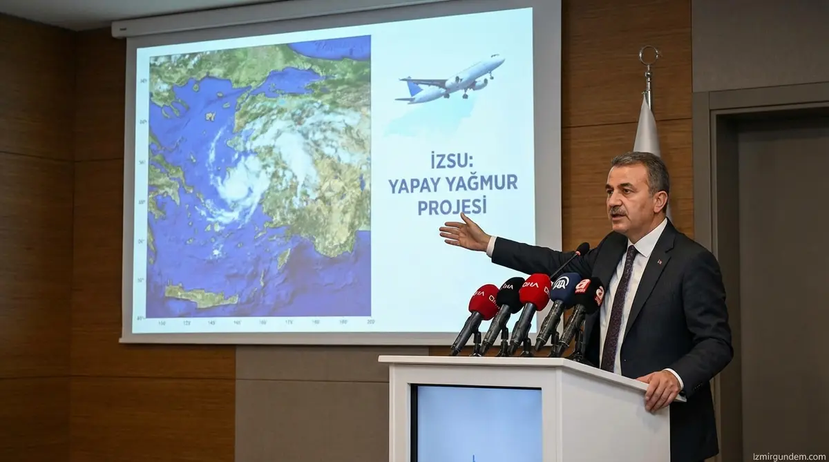 İzmir'e Yapay Yağmur Geliyor