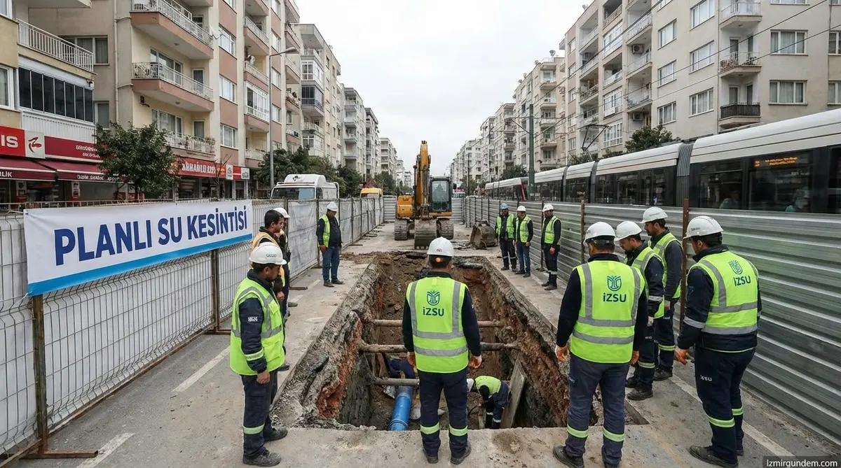 İzmir'de Planlı Su Kesintisi Başlıyor