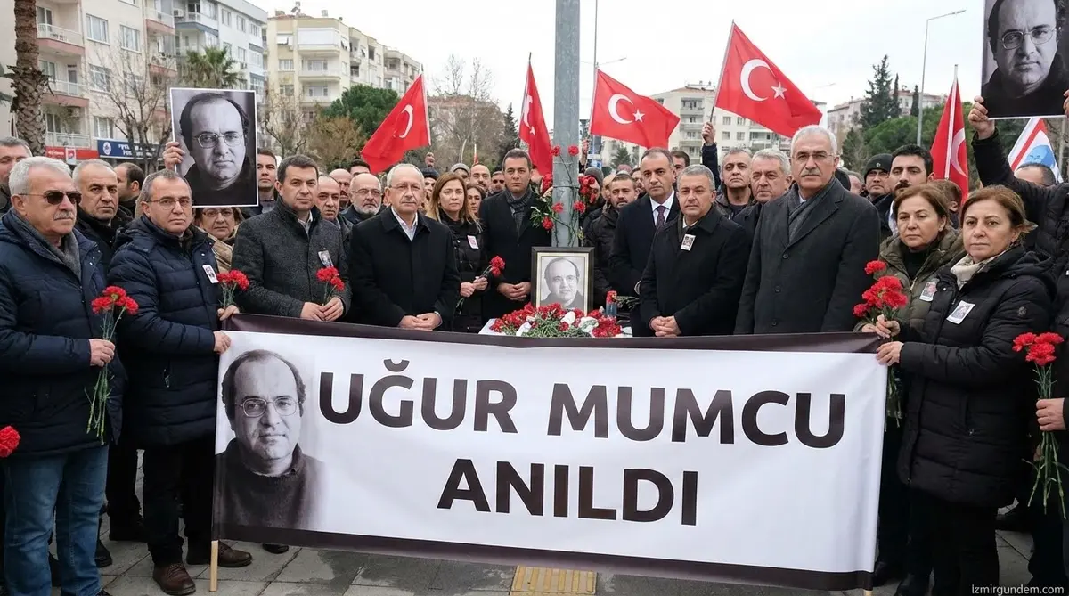Narlıdere'de Uğur Mumcu Anıldı
