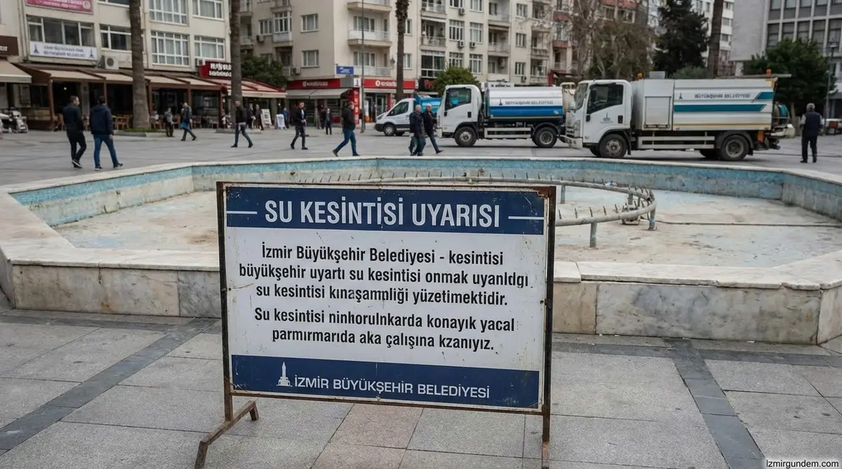 İzmir'de Dört İlçede Su Kesintisi Uyarısı