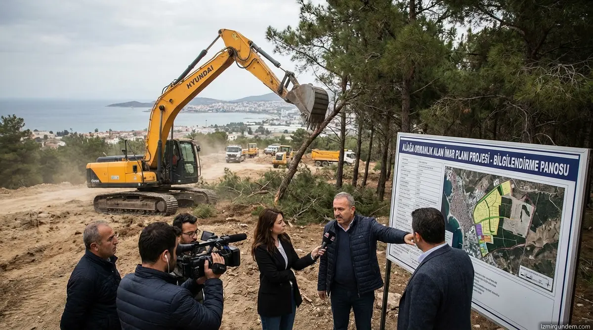 Aliağa'da Ormanlık Alan İmara Açılıyor