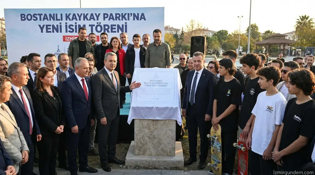 Bostanlı Kaykay Parkı'na Yeni İsim