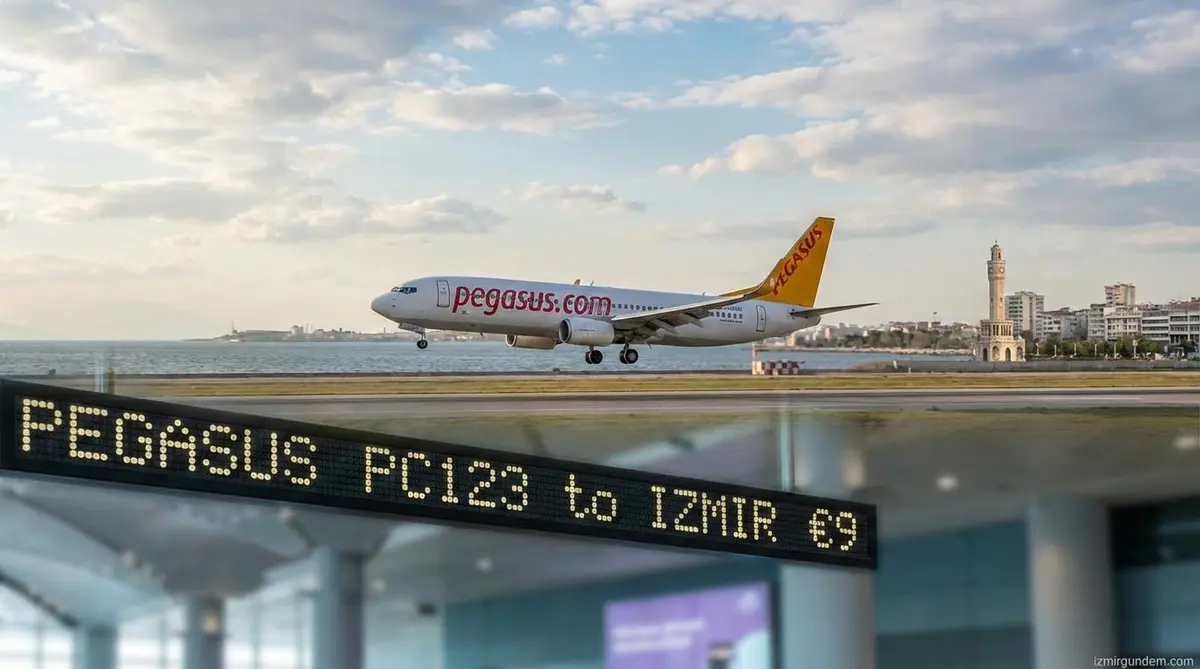 Pegasus'tan İzmir'e 9 Euro'luk Bilet Fırsatı