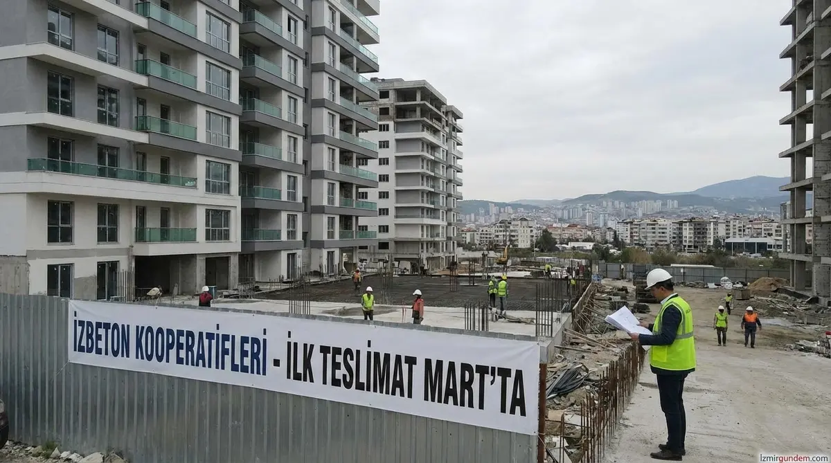 İZBETON Kooperatifleri: İlk Teslimat Mart'ta