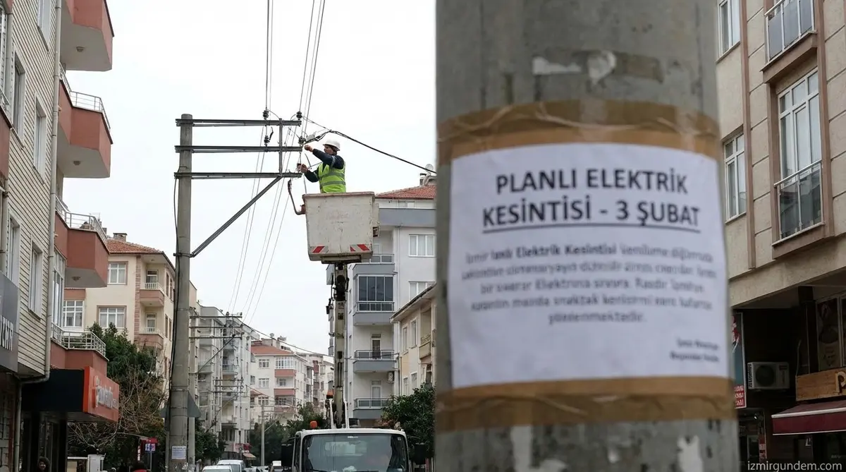 İzmir'de Planlı Elektrik Kesintileri (3 Şubat)