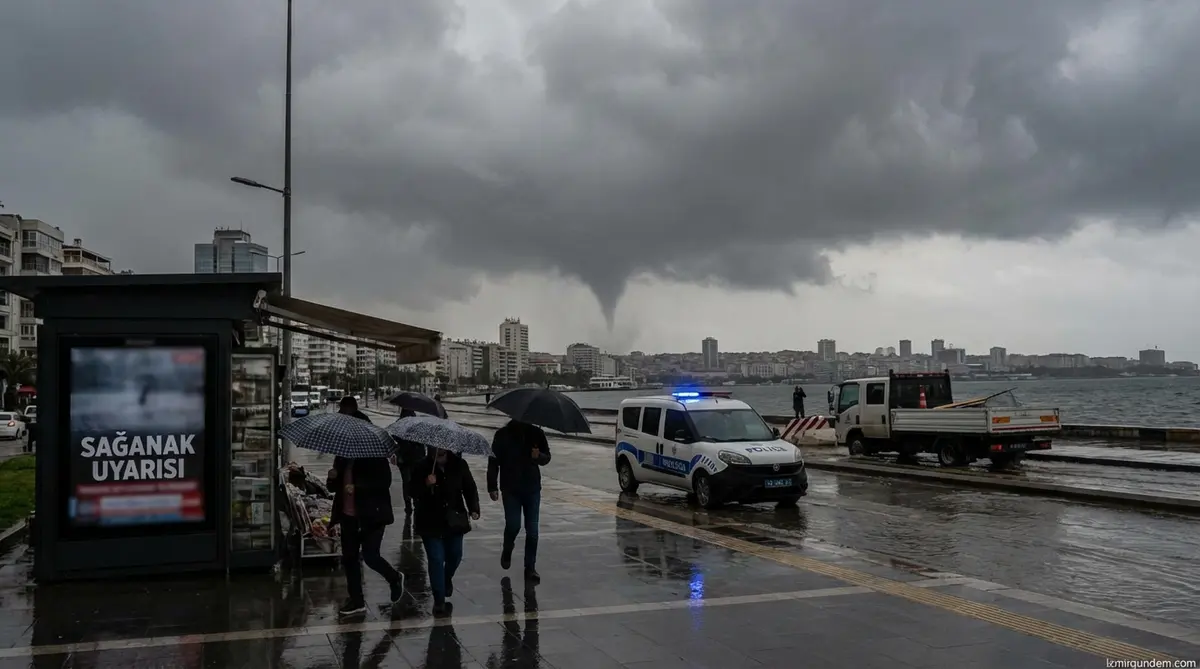 İzmir'e Sağanak Uyarısı: Sel ve Hortum Riski