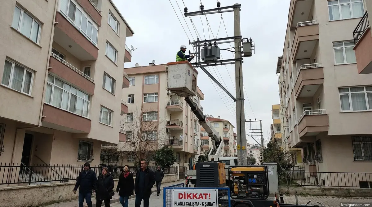 İzmir'de Planlı Elektrik Kesintisi: 6 Şubat
