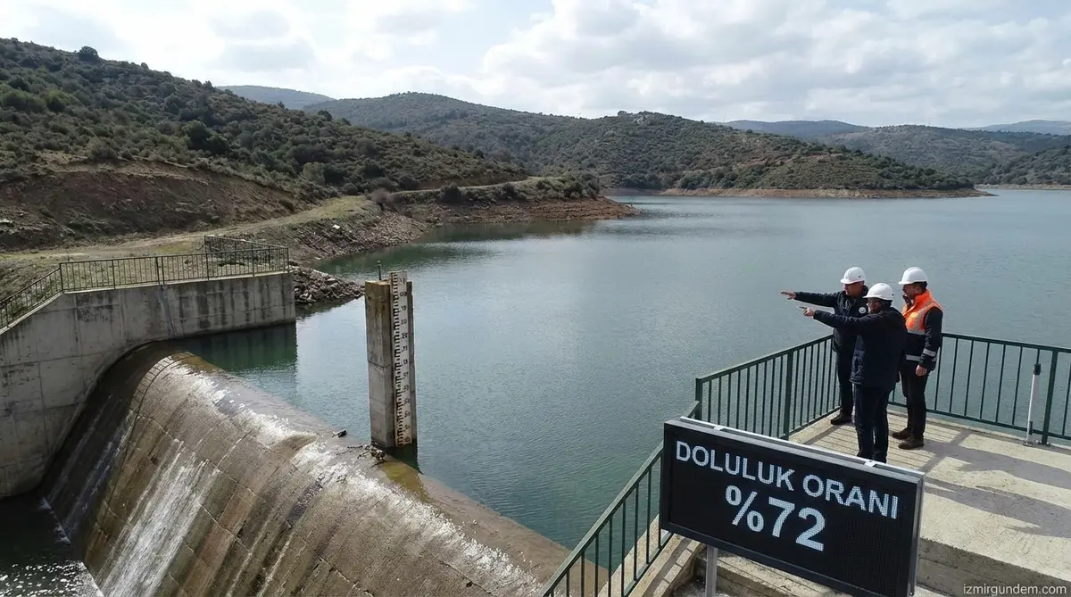 İzmir'de Tahtalı Barajı'nda Doluluk Oranı Arttı