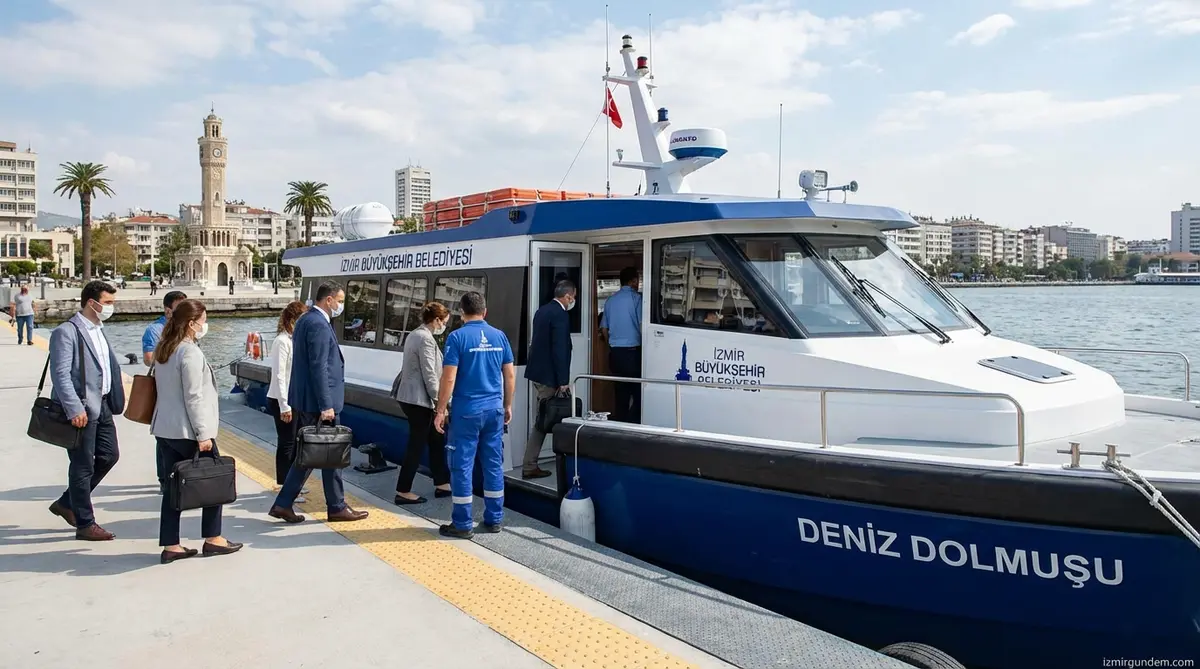 İzmir'de Deniz Dolmuşu Seferleri Başlıyor