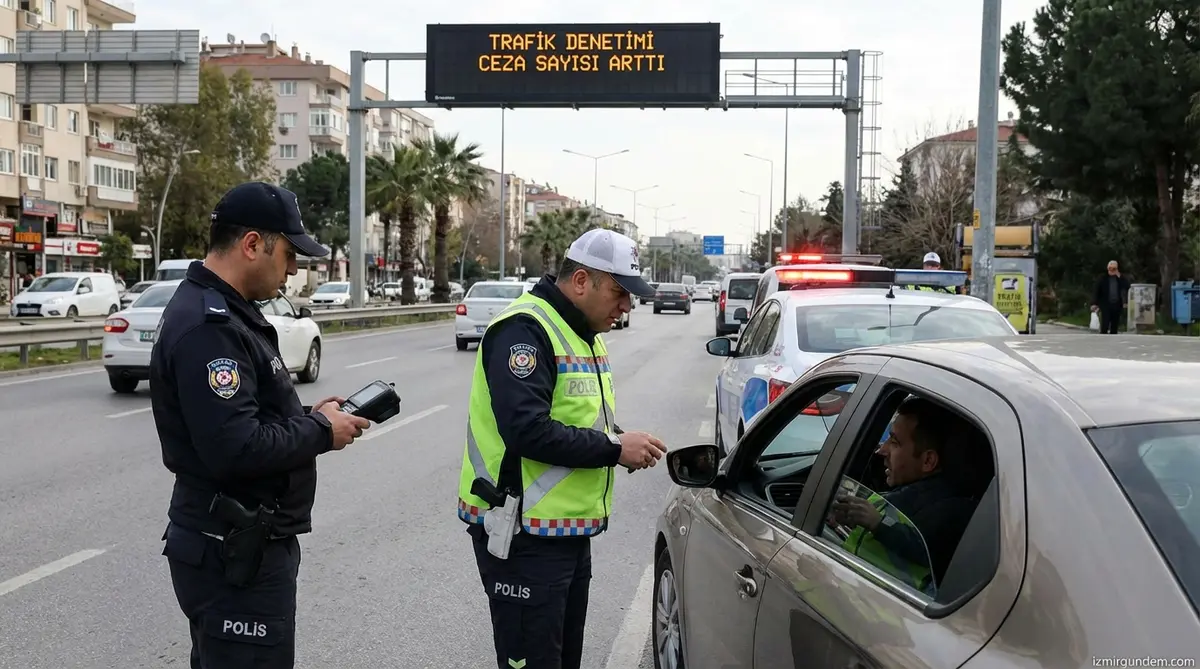 İzmir'de Trafik Denetimi: Ceza Sayısı Arttı