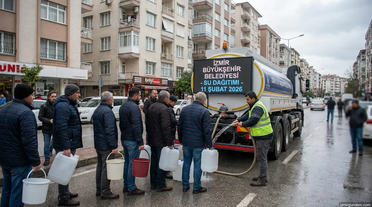 İzmir'de Su Kesintileri: 11 Şubat 2026