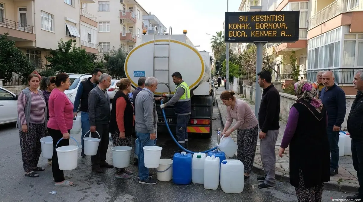 İzmir'de Su Kesintisi: 7 İlçe Etkilendi