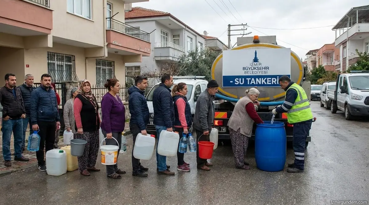 İzmir'de Su Kesintisi: 5 İlçede Etkili Oldu