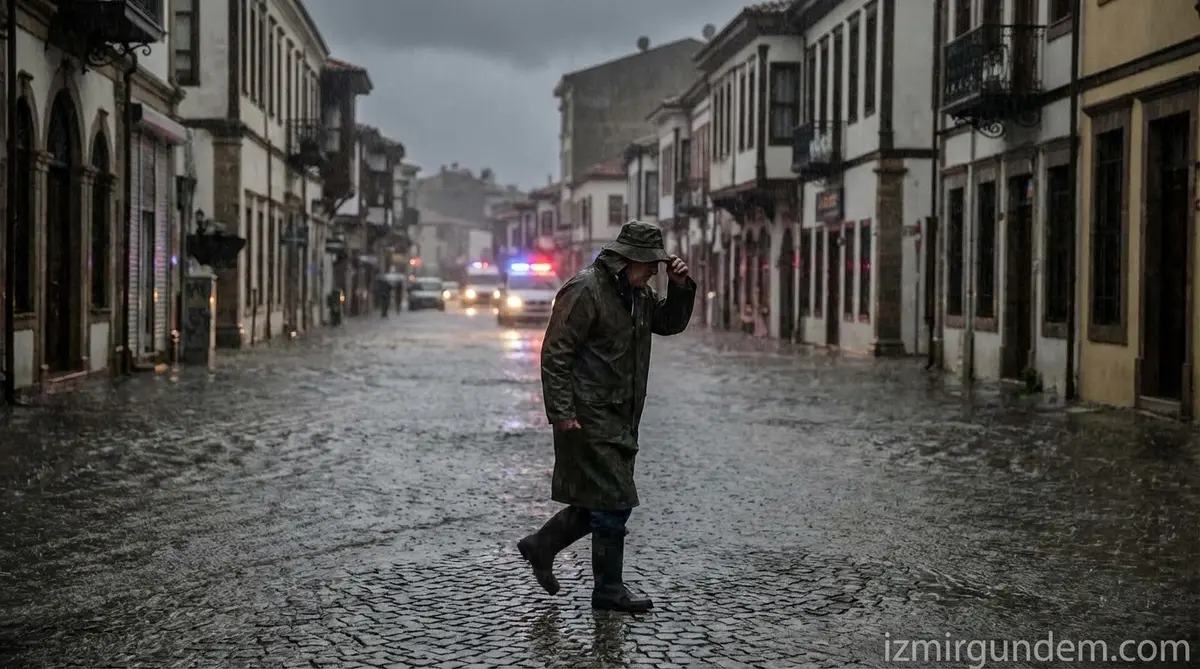 İzmir'de Sağanak ve Kuvvetli Rüzgar Alarmı
