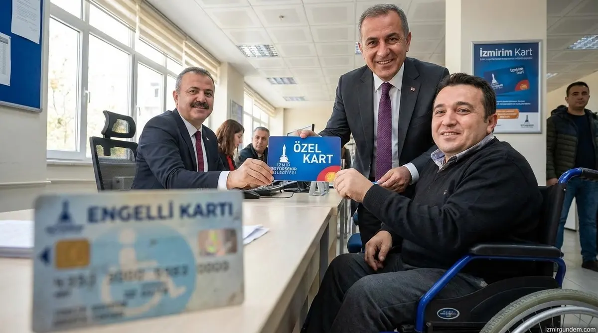 İzmir'de Engelli Kartı Artık "Özel Kart"