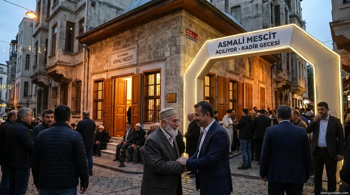 Asmalı Mescit Kadir Gecesi'nde Açılıyor