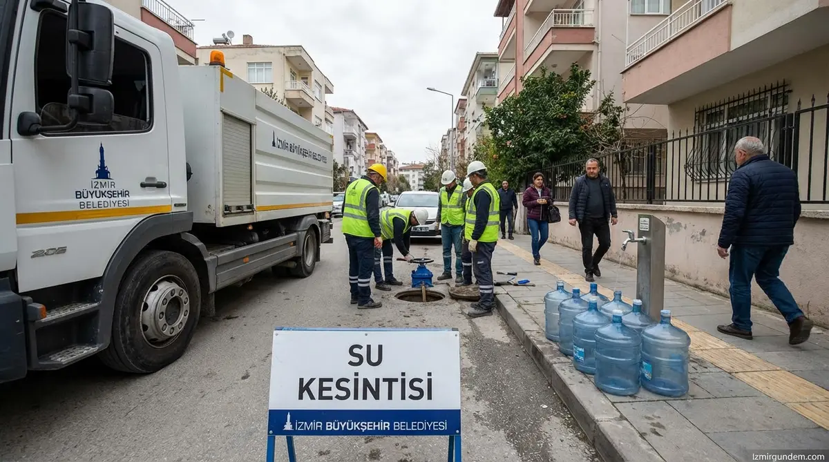 İzmir'de Su Kesintisi: 5 İlçe Etkilendi