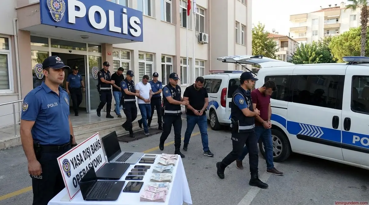 İzmir Merkezli Bahis Operasyonu: 19 Gözaltı