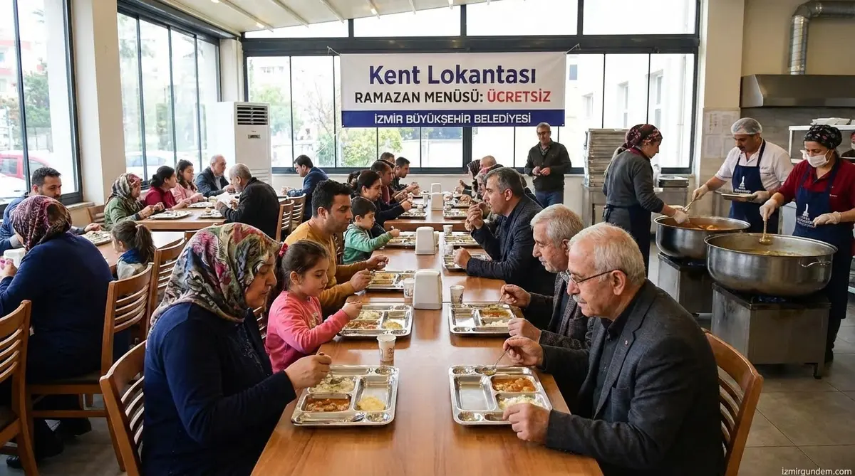 İzmir'de Kent Lokantaları Ramazan'da Ücretsiz