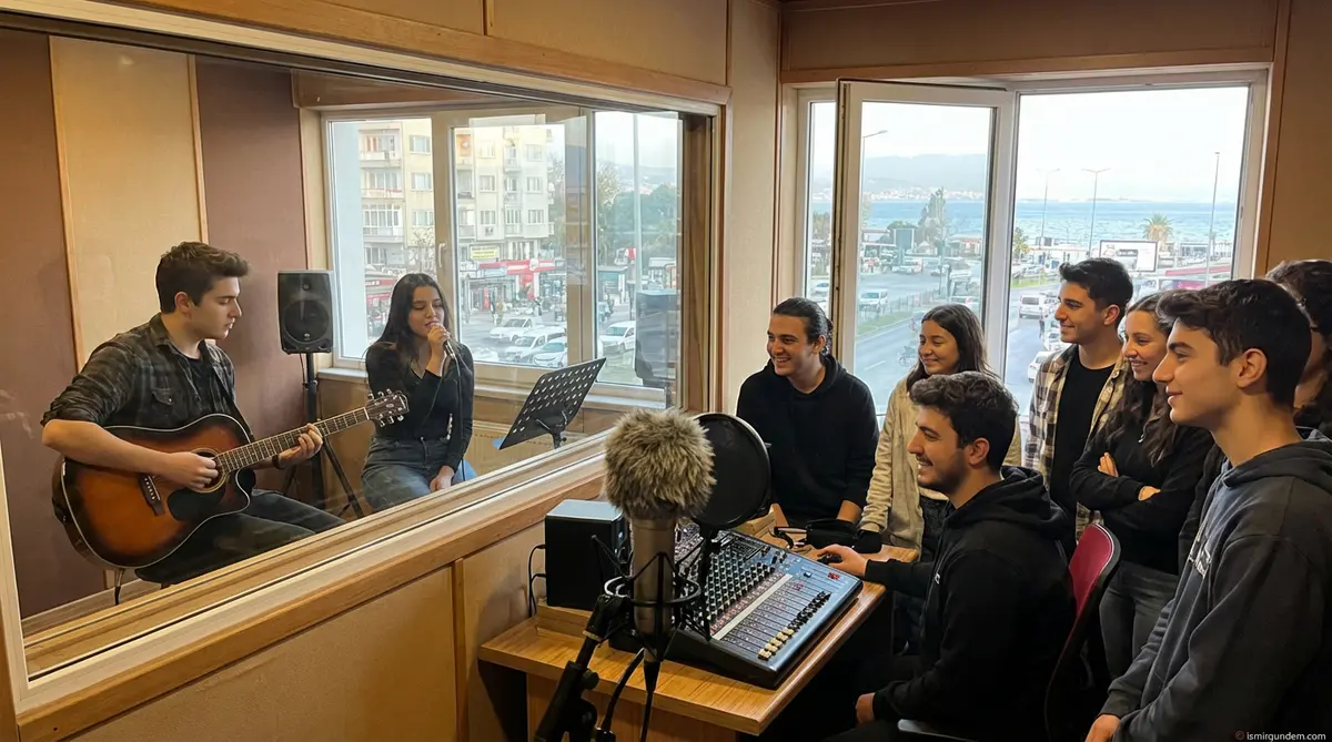 İzmir'de Müzik Stüdyosu Gençlerin Yeni Sahnesi
