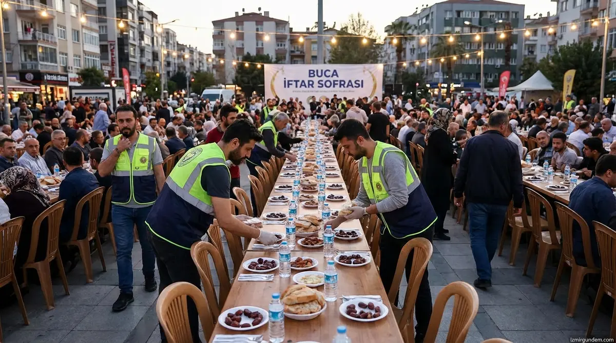 İzmir'de İftar Sofrası Buca'da Kuruluyor