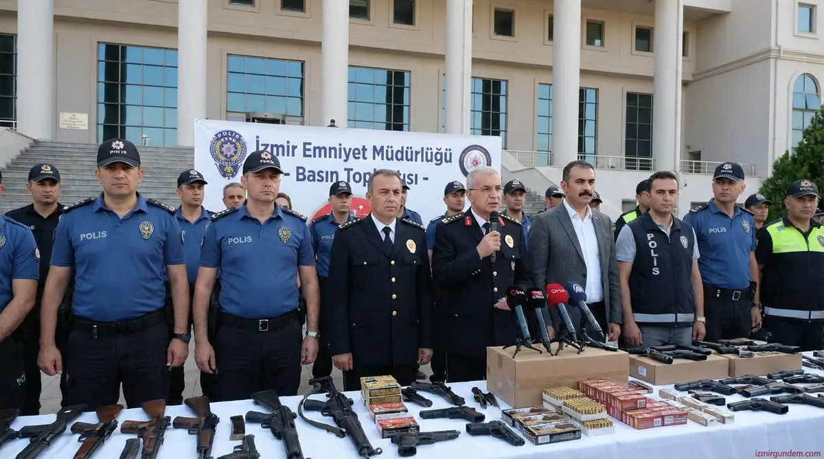 İzmir'de Silah Kaçakçılığı Operasyonu: 259 Gözaltı