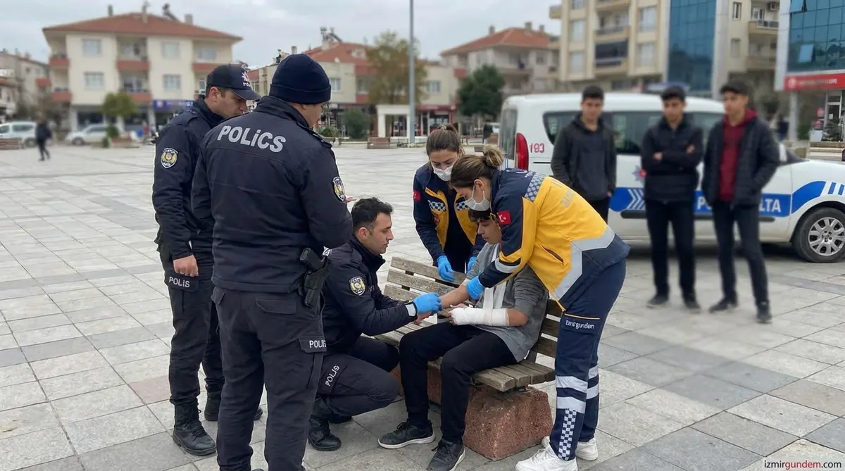 Menderes'te Akran Kavgası: Bir Yaralı