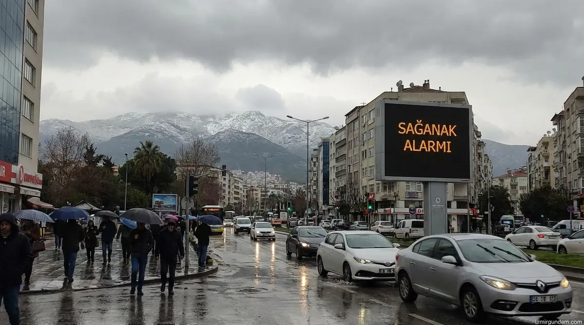 İzmir'de Sağanak Alarmı! Bozdağ'da Kar Uyarısı