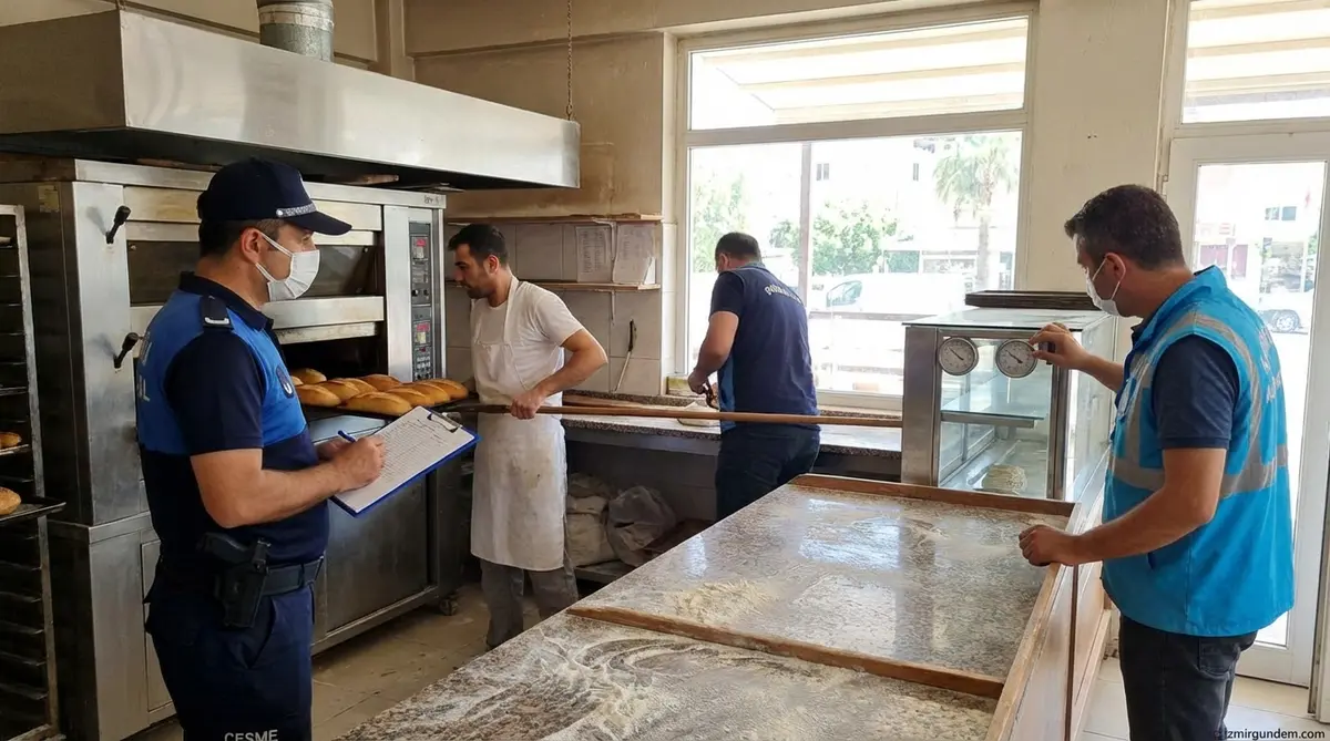 Çeşme Fırınları Denetlendi