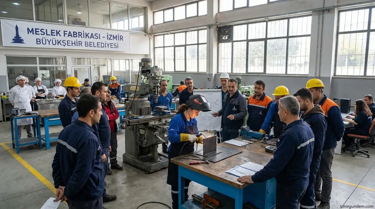 İzmir'de Meslek Fabrikası 145 Bin Kişiye Ulaştı