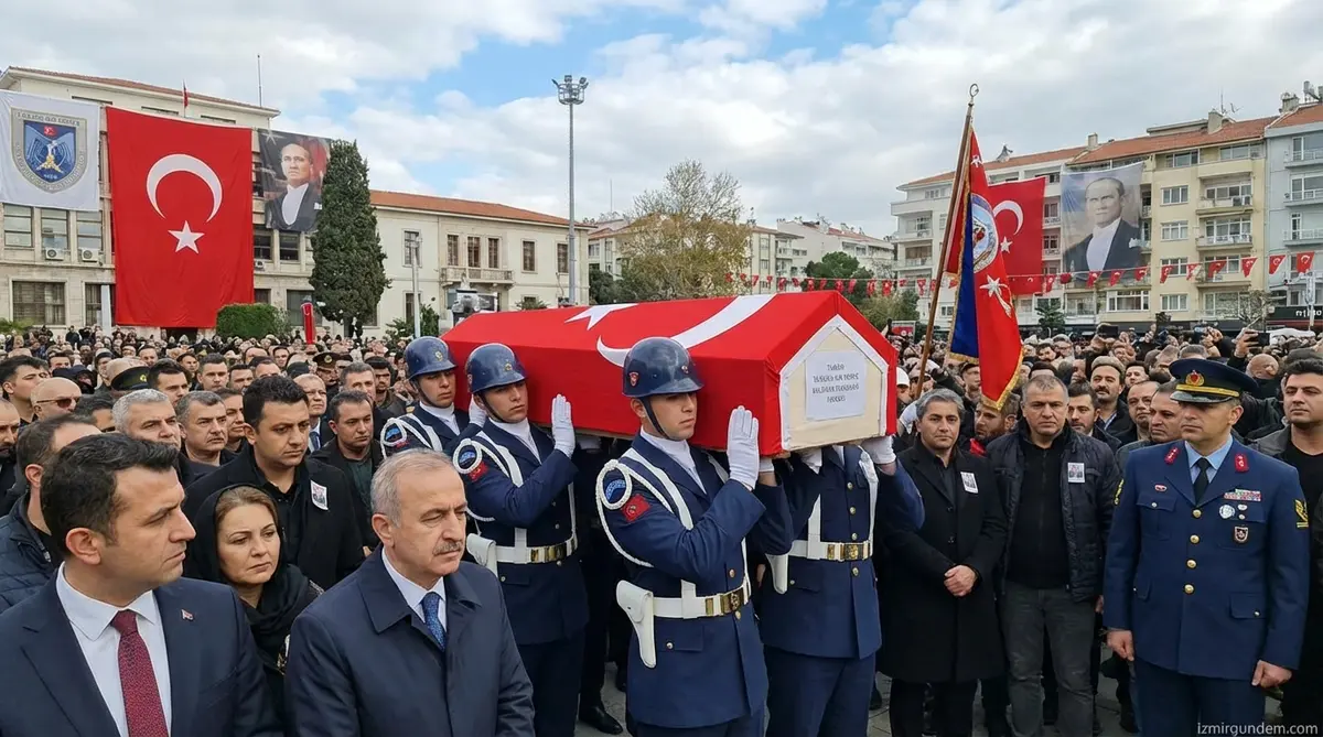 Şehit Pilot Bolat İzmir'de Defnedildi