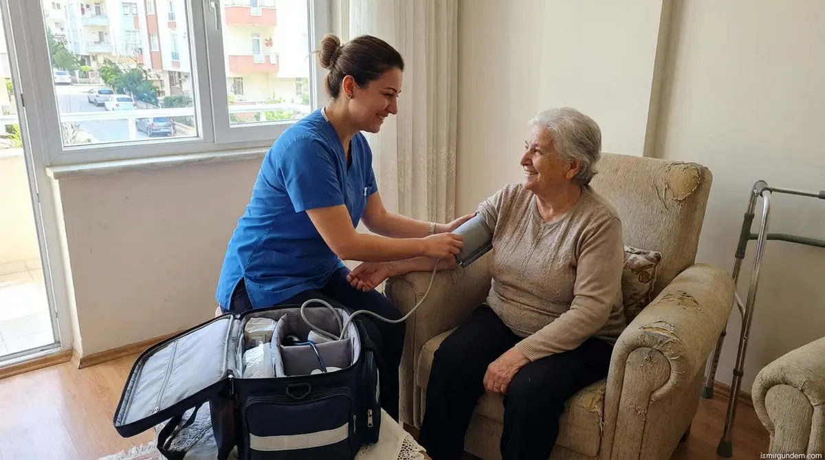 Karşıyaka'da Evde Sağlık Hizmeti Yaygınlaşıyor