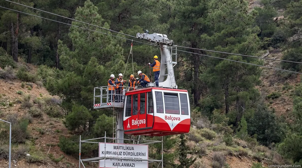 Balçova Teleferiği Bakıma Alınıyor