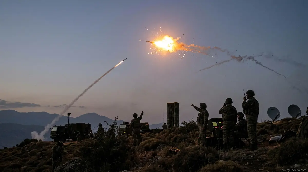 MSB: İran'dan Atılan Balistik Füze Türk Hava Sahasında İmha...