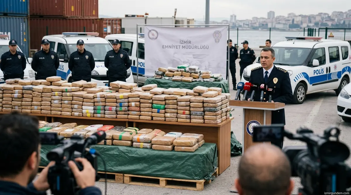 İzmir'de Dev Uyuşturucu Operasyonu: 1 Ton 346 Kilo Ele Geçirildi