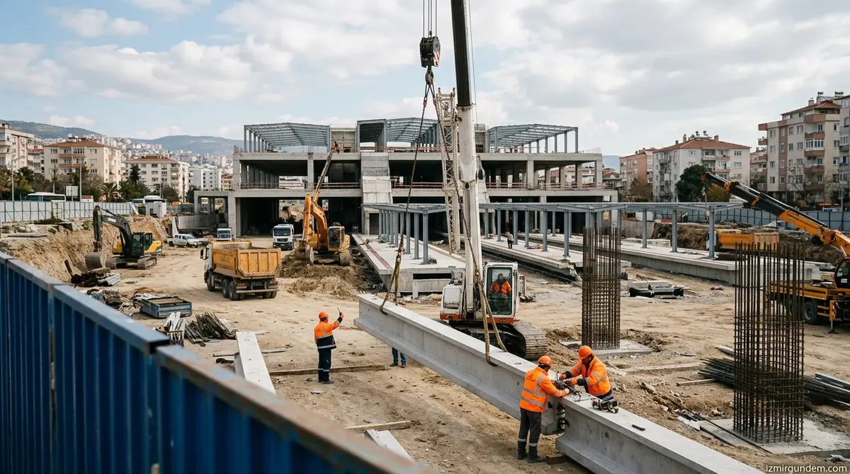Halkapınar Metro Tesisi İnşaatında Son Durum