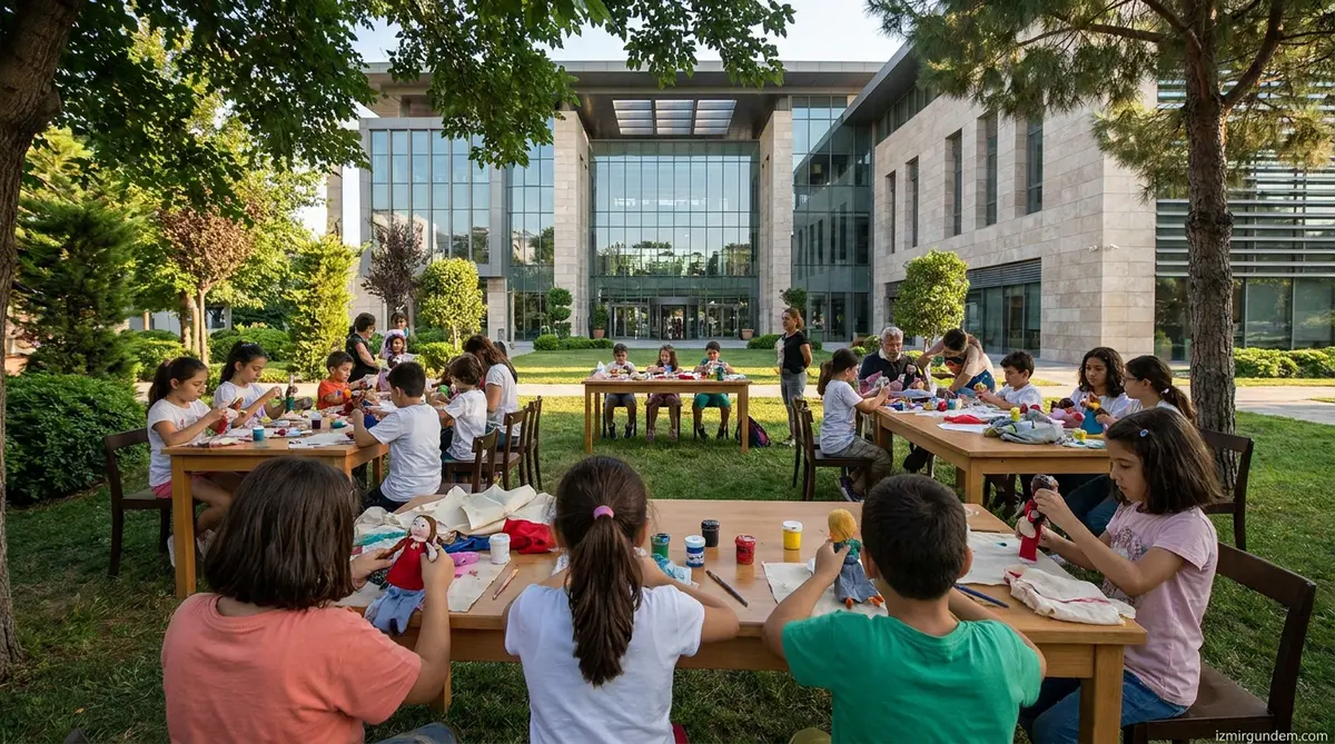 Hasan Âli Yücel Kütüphanesi İzmirli Çocukların Yaz Rotası Oldu