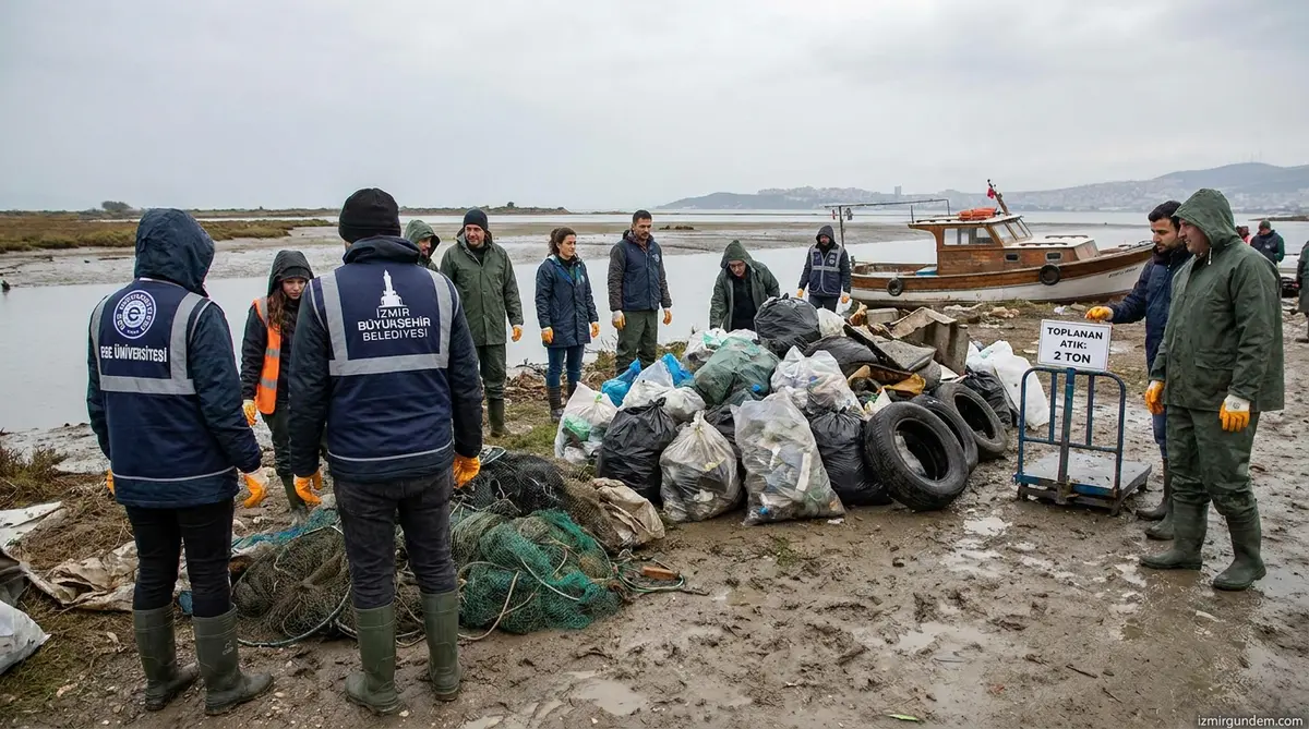 Homa Dalyanı’nda Bilimsel Seferberlik: 2 Ton Atık...