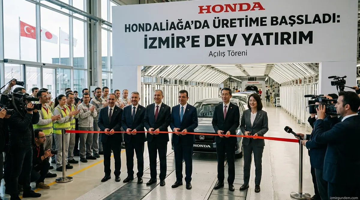 Honda Aliağa’da Üretime Başladı: İzmir’e Dev Yatırım | İzmirGündem.com