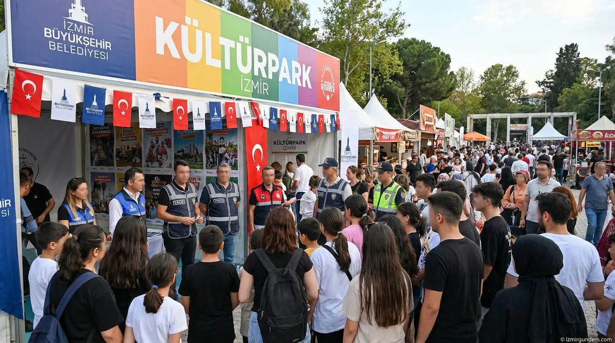 İEF Belediye Sokağı'nda İzmir Bilgi Yarışması Heyecanı